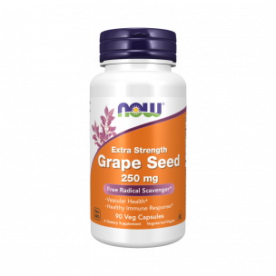 NOW Grape Seed 250 mg, 90 капсул