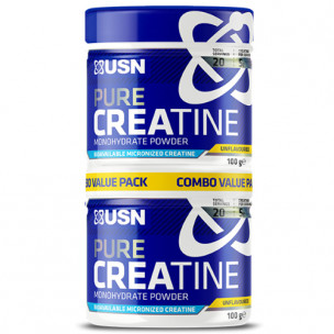 USN Pure Creatine Monohydrate, 100+100 г