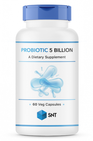 SNT Probiotic 5 Billion, Пробиотик 5 миллиардов, 60 капсул