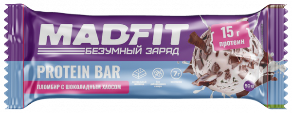 MadFit Протеиновый батончик, 50 грамм