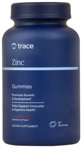 Trace Minerals Zinc Gummies, Цинк Гаммис, 60 таблеток
