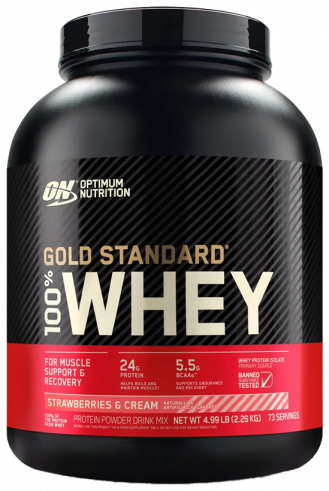Optimum Nutrition ON - Gold Standard 100% Whey, ОН - Голд Стандарт 100% Вей, 2270 грамм