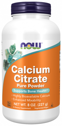 NOW Calcium Citrate, Кальций Цитрат, 227 грамм