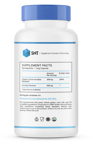 SNT Ascorbyl Palmitate, Аскорбил Пальмитат, 60 капсул