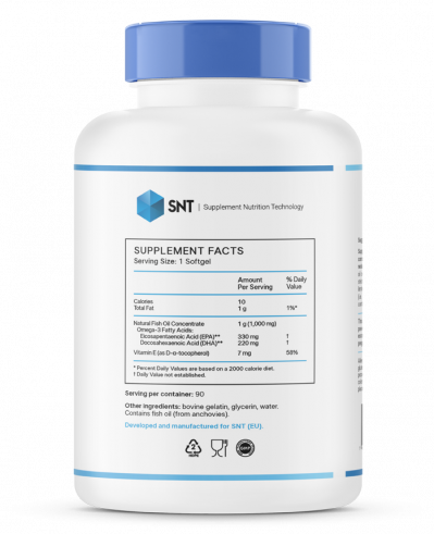 SNT Omega-3 Mega, Омега-3 Мега, 90 капсул