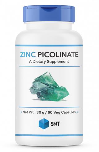 SNT Zinc Picolinate, Цинк Пиколинат, 60 капсул