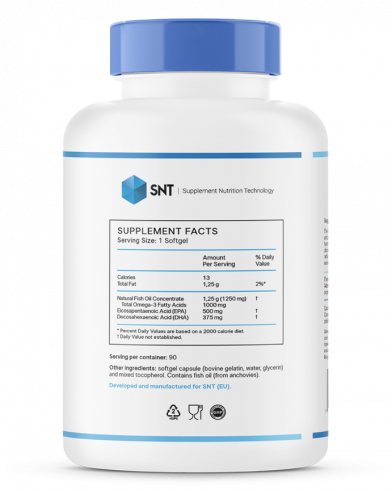 SNT Ultra Omega-3, Ультра Омега-3, 90 капсул