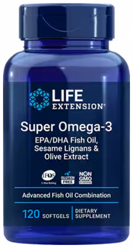 Life Extension Super Omega-3, Супер Омега-3, 120 капсул