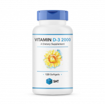 SNT Vitamin D-3, Витамин Д3, 120 капсул