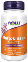 NOW Nattokinase, Наттокиназа, 120 капсул