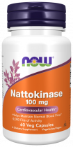 NOW Nattokinase, Наттокиназа, 60 капсул