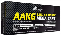 Olimp Sport Nutrition AAKG Extreme 1250 Mega Caps, ААКГ Экстрем 1250 Мега Капс, 120 капсул